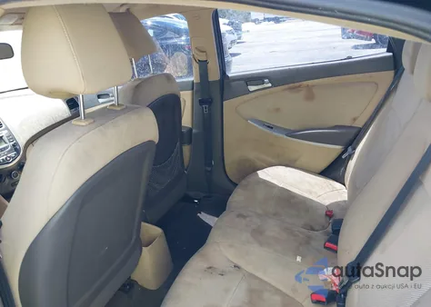 2013 Hyundai Accent Gls from USA, damaged, VIN KMHCT4AE2DU288457